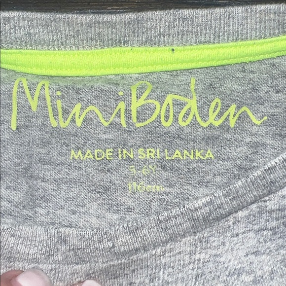 Mini Boden Sparkle Triceratops Long Sleeve T-Shirt, 5-6Y - Picture 3 of 4